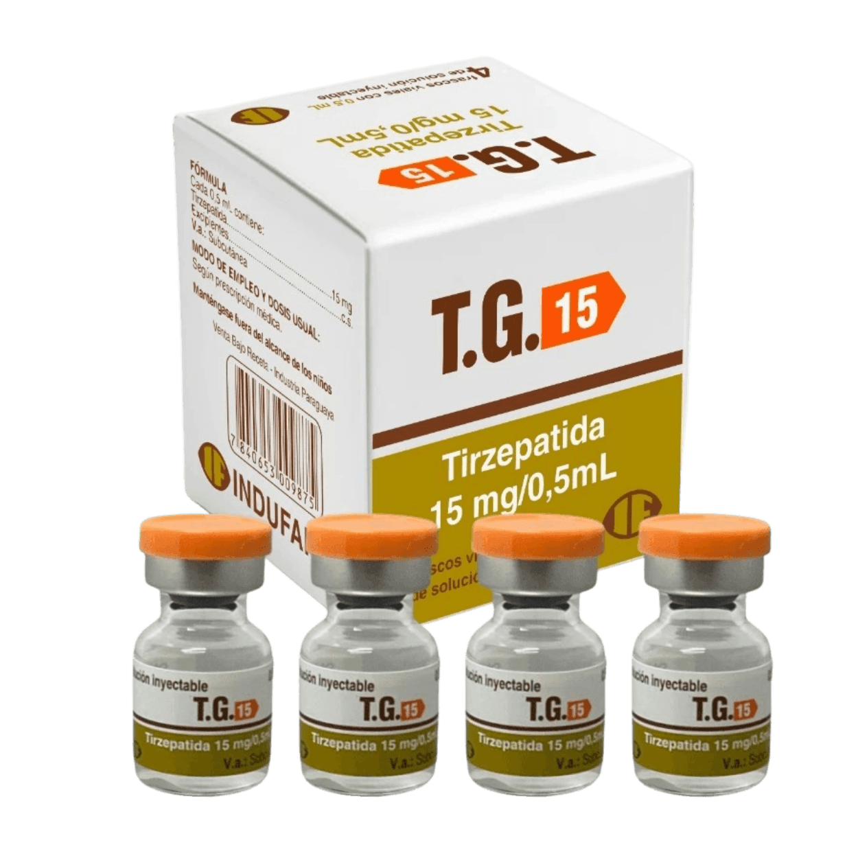 TG15 60mg — Tirzepatida 15mg